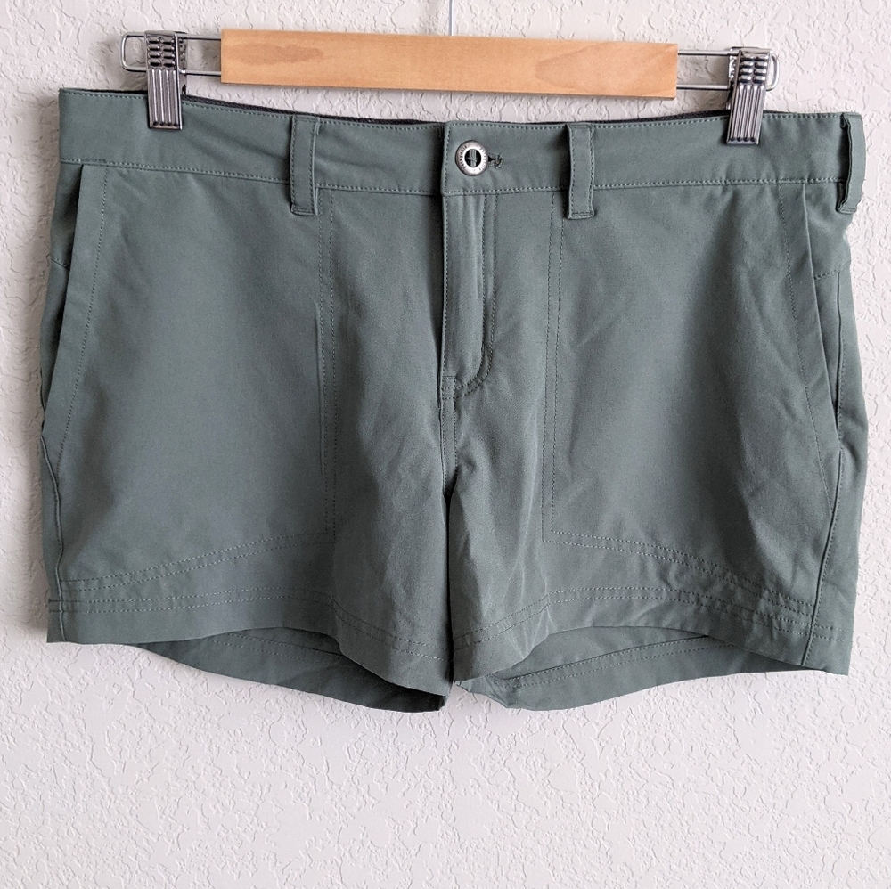 Patagonia Happy Hiker Olive Green Quick-Dry Shorts 6
